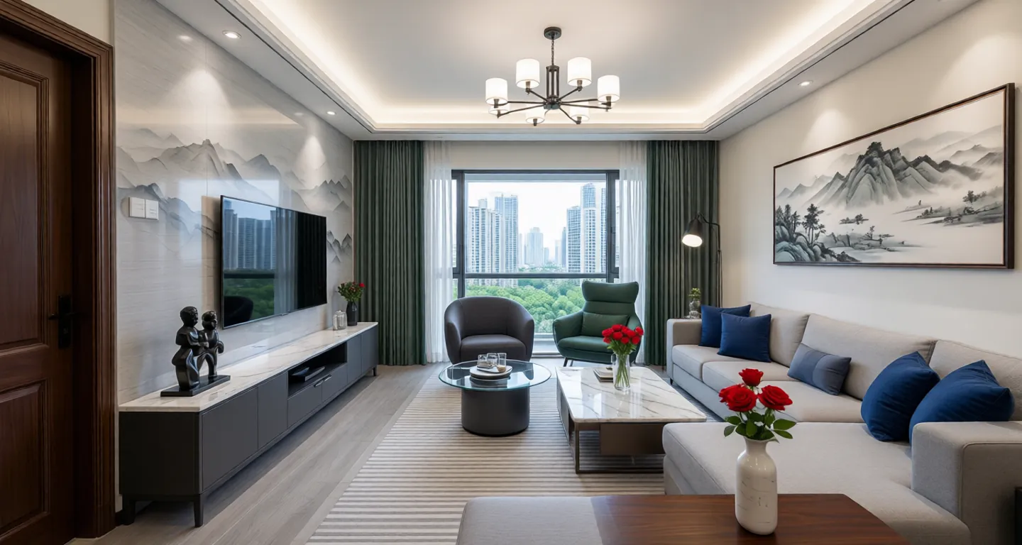 Apartment for rent in Qingdao - Shanshui Mingyuan Phase II - Photo 1