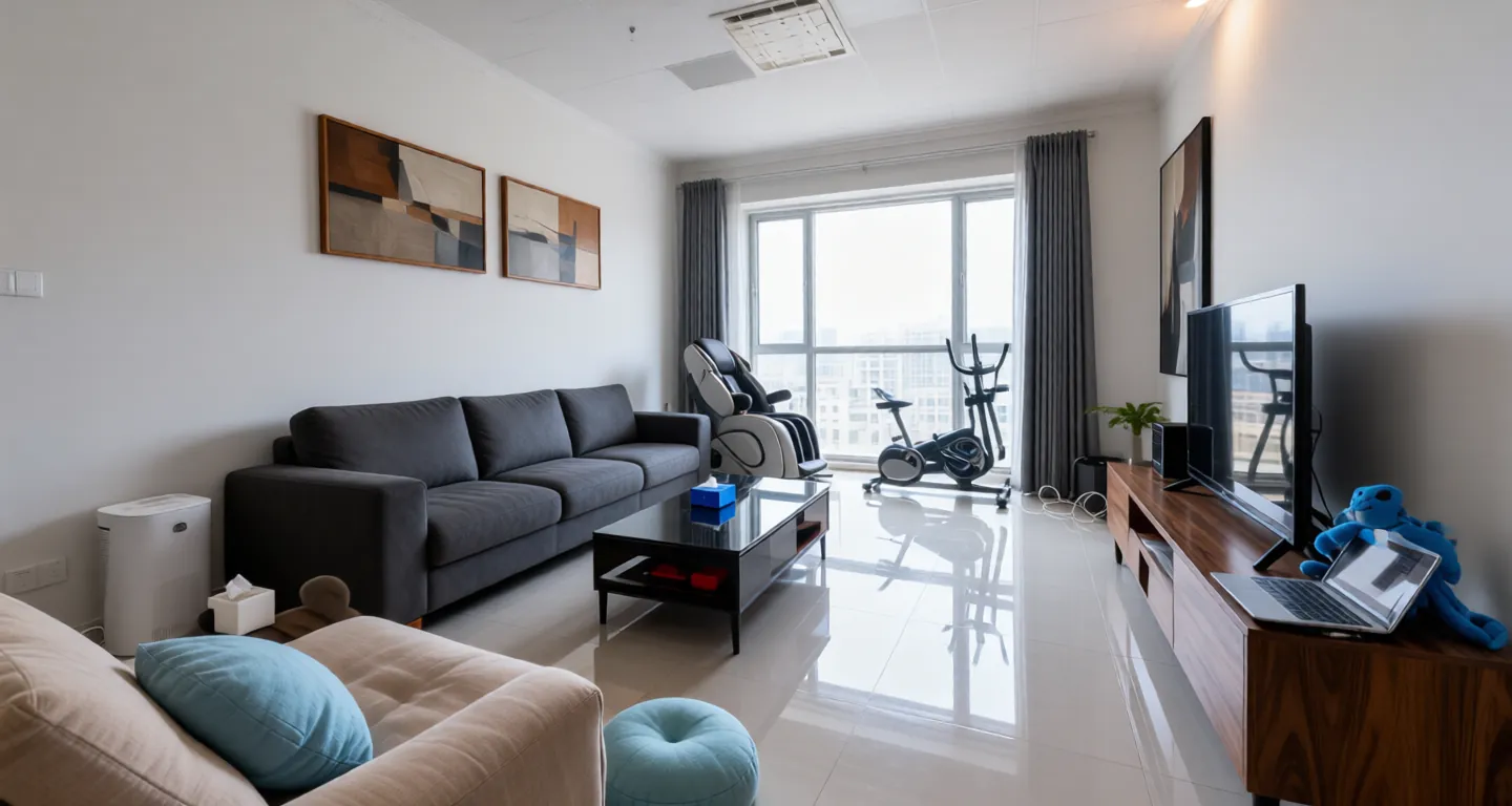 Apartment for rent in Qingdao - Xinjiang Guihuayuan - Photo 1